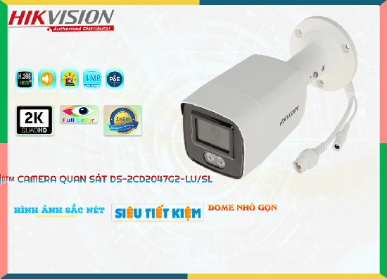 Lắp đặt camera Camera Hikvision DS-2CD2047G2-LU/SL