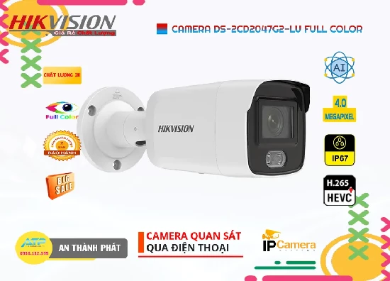 Lắp đặt camera Camera Hikvision Tiết Kiệm DS-2CD2047G2-LU