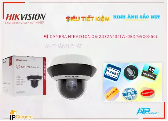 Lắp đặt camera Camera Hikvision DS-2DE2A404IW-DE3/W(C0)(S6)