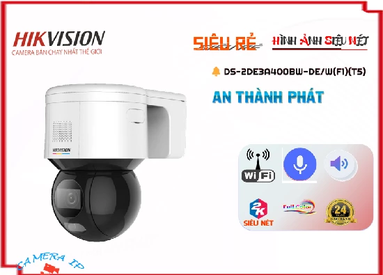 Lắp đặt camera Camera Hikvision DS-2DE3A400BW-DE/W(F1)(T5)