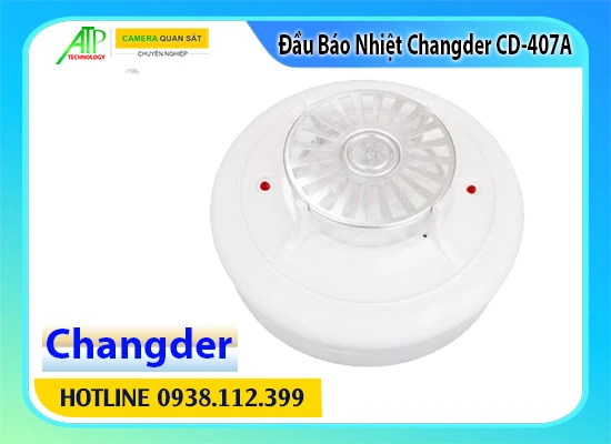 Lắp đặt camera Đầu Báo Nhiệt Cố Định Changder CD-407A