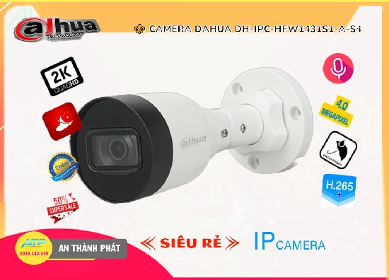 Lắp đặt camera Camera Dahua DH-IPC-HFW1431S1-A-S4