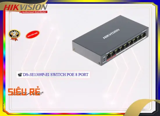 Lắp đặt camera Switch Thiết bị nối mạng DS-3E1309P-EI/M Hikvision