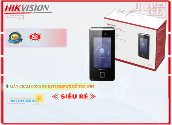 Lắp đặt camera DS-K1T320MFWX Hikvision Sắt Nét