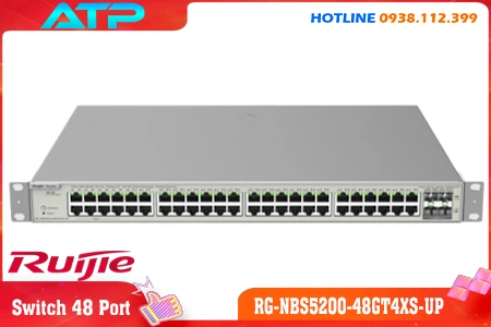 Lắp đặt camera Switch 48 Port Ruijie RG-NBS5200-48GT4XS-UP
