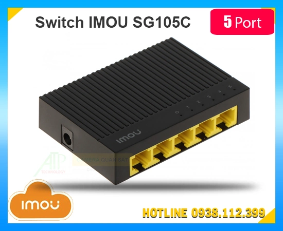 Lắp đặt camera Switch Imou SG105C 5 cổng Ethernet
