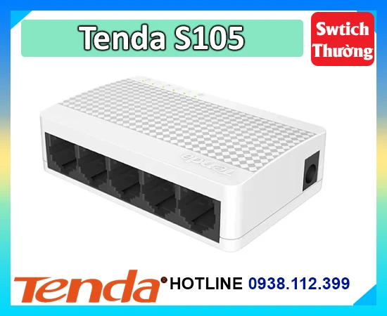 Lắp đặt camera Switch 5 Port Tenda S105