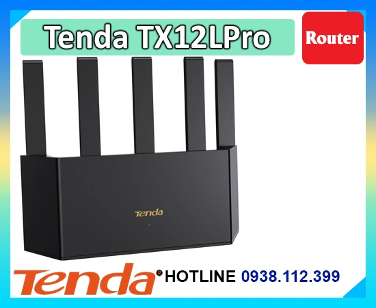 Lắp đặt camera Router Wifi Tenda TX12LPro (5 Râu)