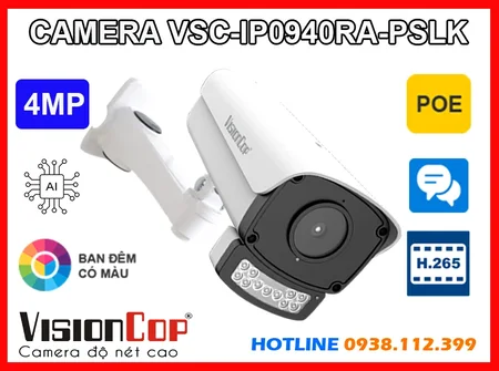 Lắp đặt camera Camera VSC-IP0940RA-PSLK VISIONCOP