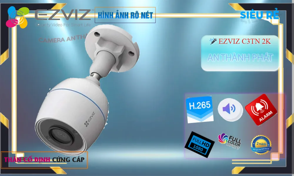 C3TN-2K sắc nét Wifi Ezviz