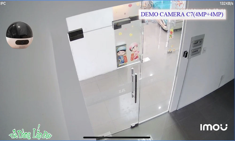 Camera Ezviz C7(4MP+4MP) Ống Kính Kép