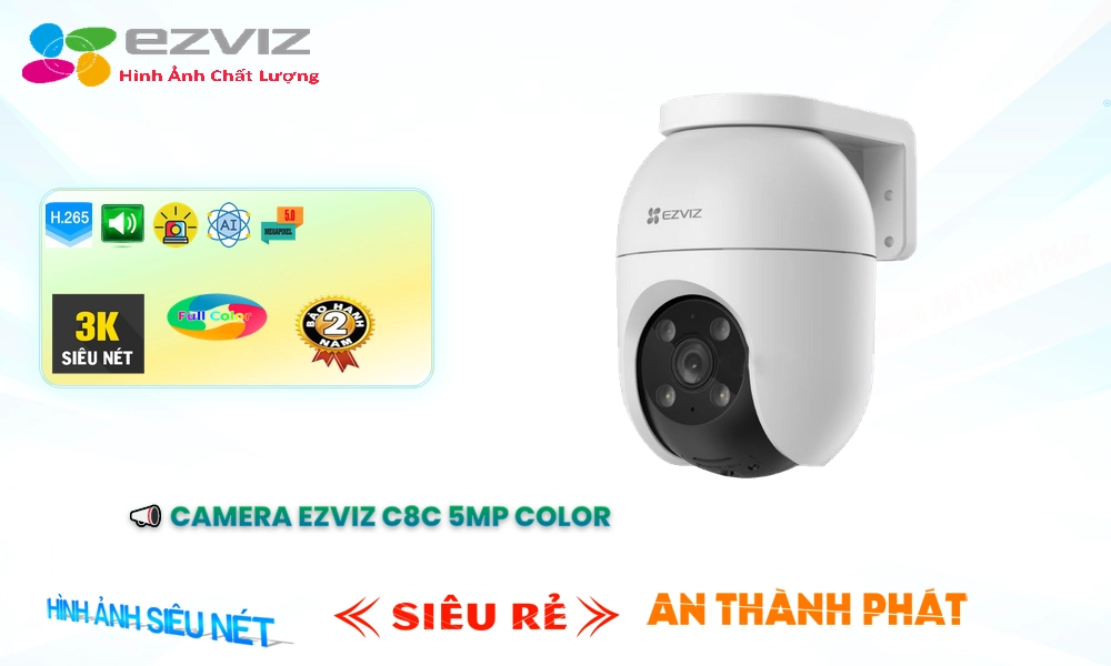 Camera C8C 5MP Color Chức Năng Cao Cấp