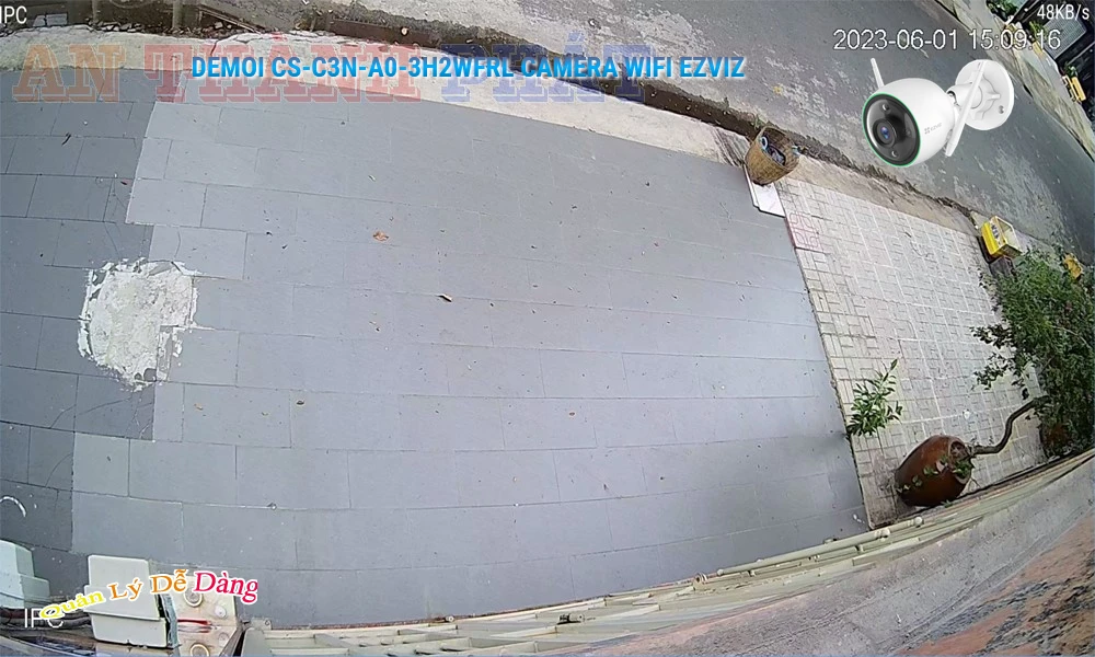 CS-C3N-A0-3H2WFRL sắc nét Wifi Ezviz