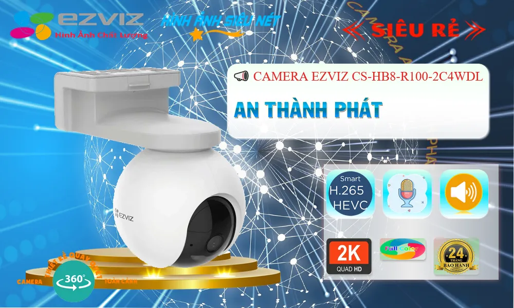 điểm nổi bật camera Ezviz CS-HB8-R100-2C4WDL
