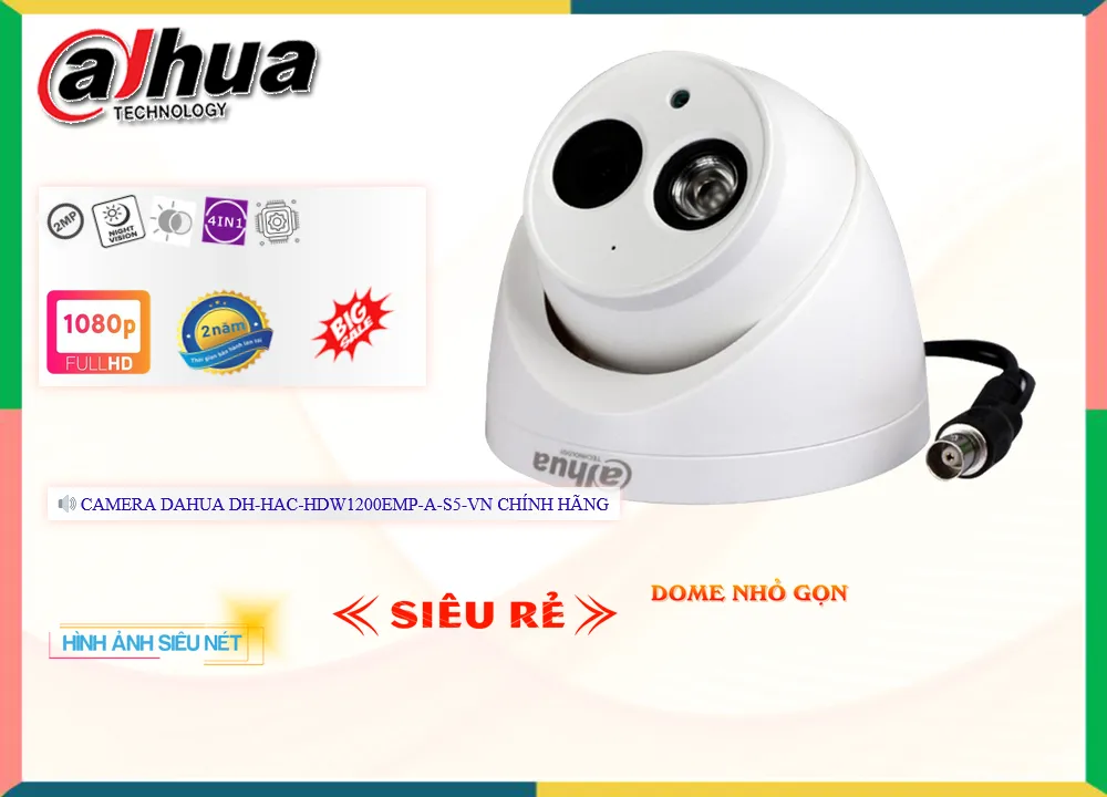 DH-HAC-HDW1200EMP-A-S5-VN Camera An Ninh Tiết Kiệm
