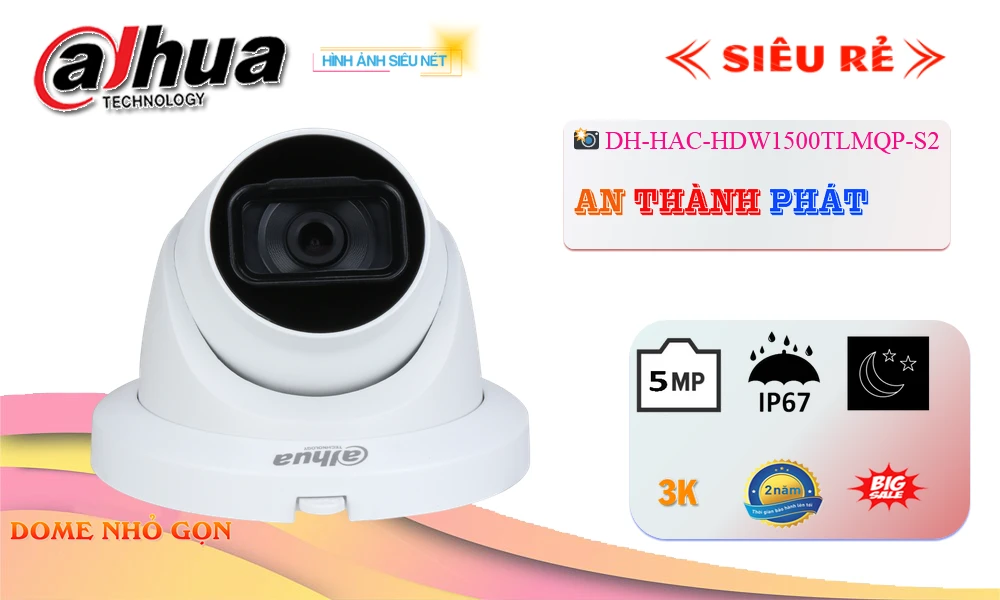 DH-HAC-HDW1500TLMQP-S2 sắc nét Dahua DH-HAC-HDW1500TLMQP-S2 sắc nét Dahua