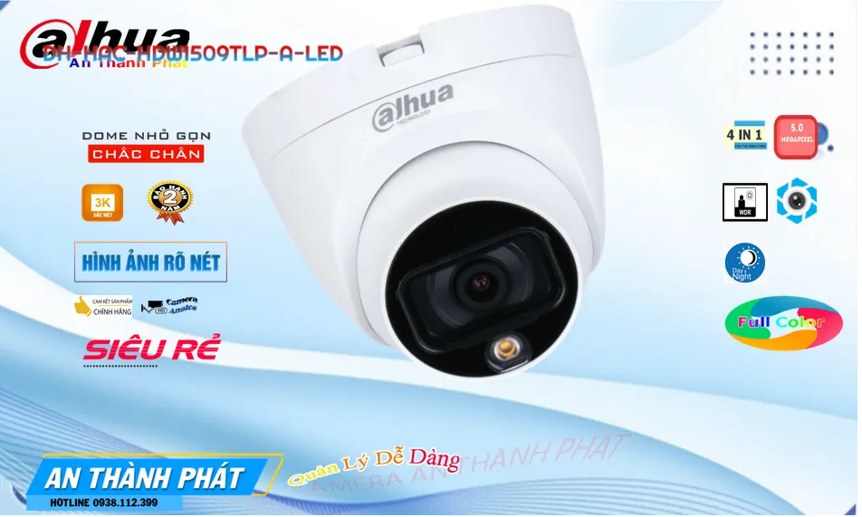 DH-HAC-HDW1509TLP-A-LED sắc nét Dahua DH-HAC-HDW1509TLP-A-LED sắc nét Dahua