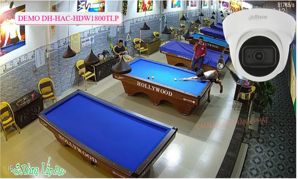 ➠  DH-HAC-HDW1800TLP sắc nét Dahua
