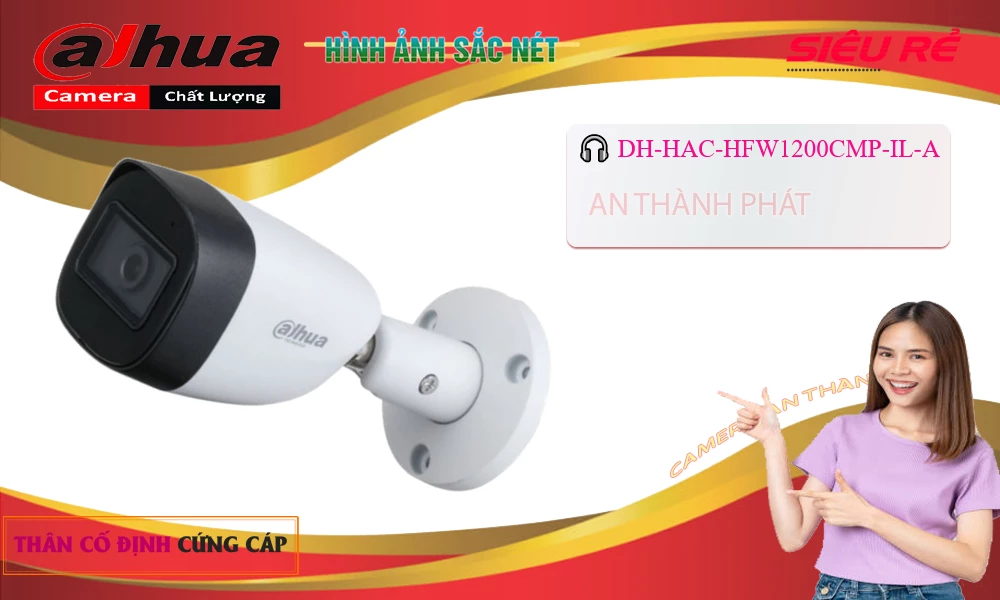 DH-HAC-HFW1200CMP-IL-A sắc nét Dahua ➠