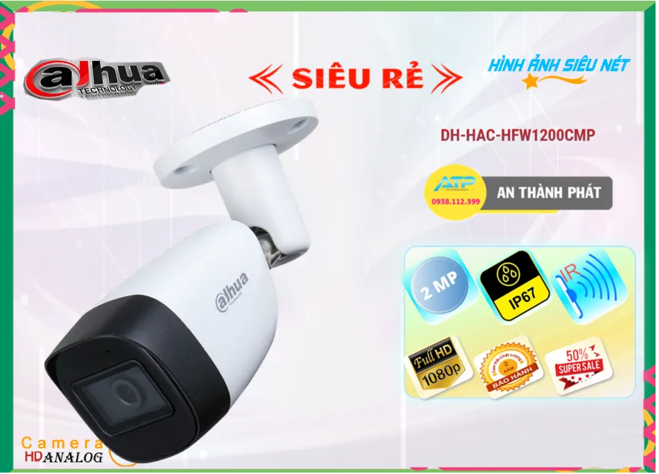 DH-HAC-HFW1200CMP sắc nét Dahua DH-HAC-HFW1200CMP sắc nét Dahua