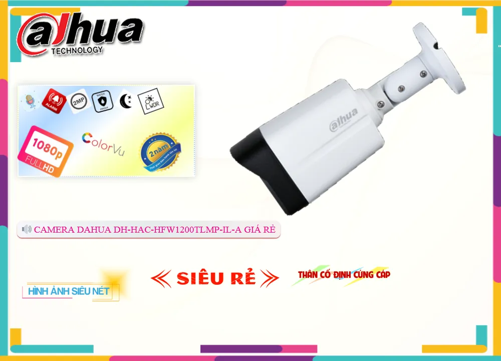 Camera DH-HAC-HFW1200TLMP-IL-A Dahua Camera DH-HAC-HFW1200TLMP-IL-A Dahua