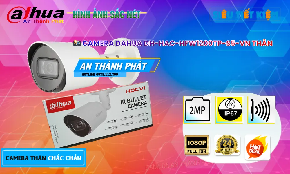 DH-HAC-HFW1200TP-S5-VN Camera An Ninh Chất Lượng