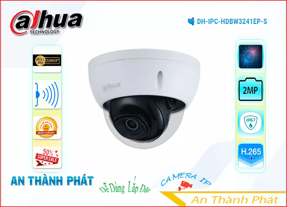 Camera IP Dome Dahua DH-IPC-HDBW3241EP-S,DH-IPC-HDBW3241EP-S Đang giảm giá,DH-IPC-HDBW3241EP-S chiết khấu cao,Thông số DH-IPC-HDBW3241EP-S Công Nghệ POE ,Phân phối rẻ DH-IPC-HDBW3241EP-S,Giá Phân Phối DH-IPC-HDBW3241EP-S 2.0 MP FULL HD 1080P ,Bán Sỉ ,DH-IPC-HDBW3241EP-S Bán Sỉ,Giá Bán DH-IPC-HDBW3241EP-S,cửa hàng bán DH-IPC-HDBW3241EP-S,thông số DH-IPC-HDBW3241EP-S,DH-IPC-HDBW3241EP-S Giá rẻ nhất,DH-IPC-HDBW3241EP-S Chiết khấu cao