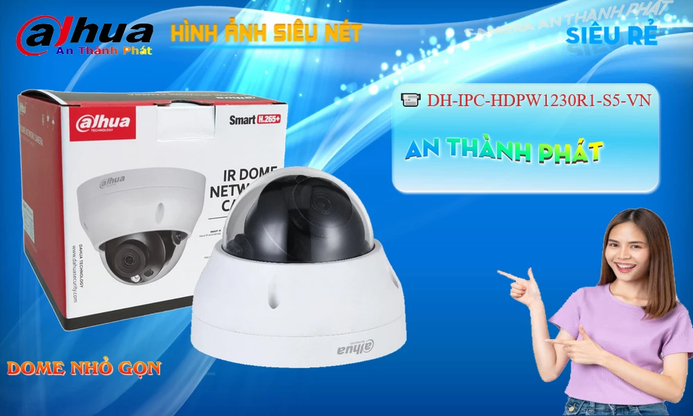 DH-IPC-HDPW1230R1-S5-VN sắc nét Dahua DH-IPC-HDPW1230R1-S5-VN sắc nét Dahua