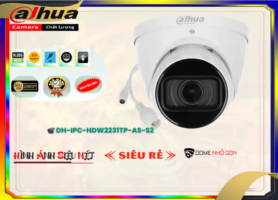 DH-IPC-HDW2231TP-AS-S2 sắc nét Dahua