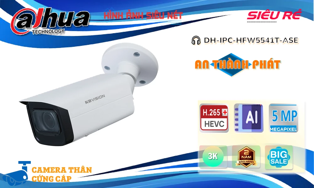 DH-IPC-HFW5541T-ASE sắc nét Dahua