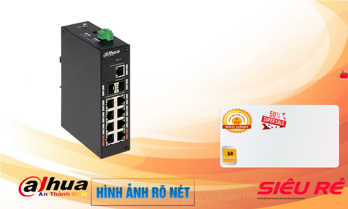 Bộ chia mạng  DH-PFS3211-8GT-120  Dahua