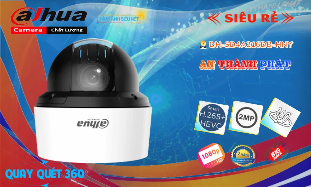 ➠  DH-SD4A216DB-HNY sắc nét Dahua