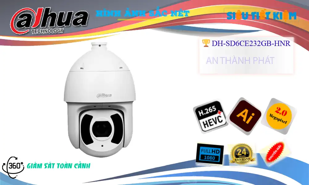 DH-SD6CE230U-HNI sắc nét Dahua