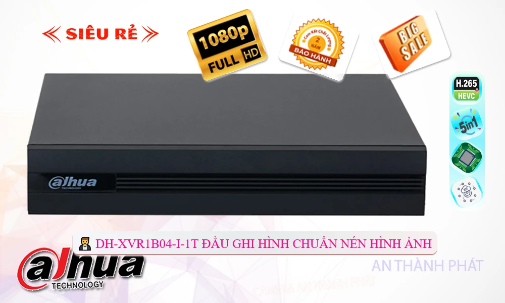Đầu Thu KTS Dahua DH-XVR1B04-I-1T Đang giảm giá