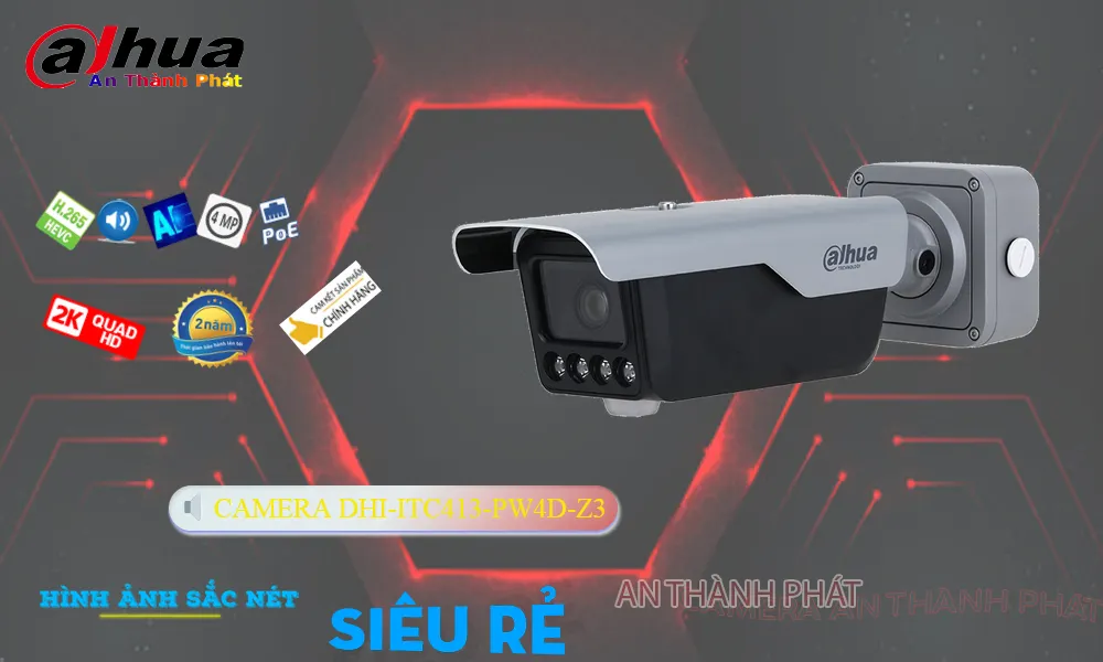 DHI-ITC413-PW4D-IZ3 sắc nét Dahua ➠
