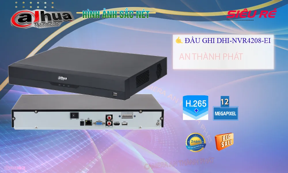➠ DHI-NVR4208-EI sắc nét Dahua ➠ DHI-NVR4208-EI sắc nét Dahua