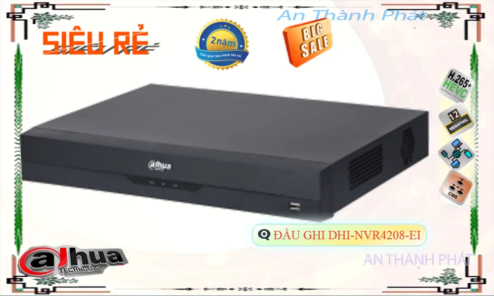➠ DHI-NVR4208-EI sắc nét Dahua ➠ DHI-NVR4208-EI sắc nét Dahua