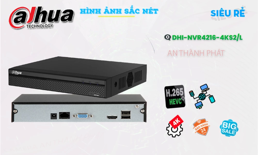 DHI-NVR4216-4KS2/L sắc nét Dahua ➠ DHI-NVR4216-4KS2/L sắc nét Dahua ➠