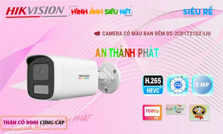 Camera Hikvision DS-2CD1T21G2-LIU Camera Hikvision DS-2CD1T21G2-LIU