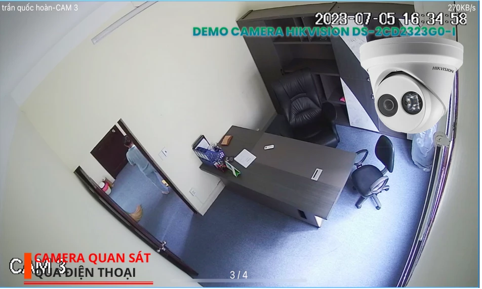 DS-2CD2323G0-I sắc nét Hikvision