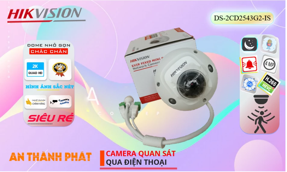 DS-2CD2543G2-IS sắc nét Hikvision
