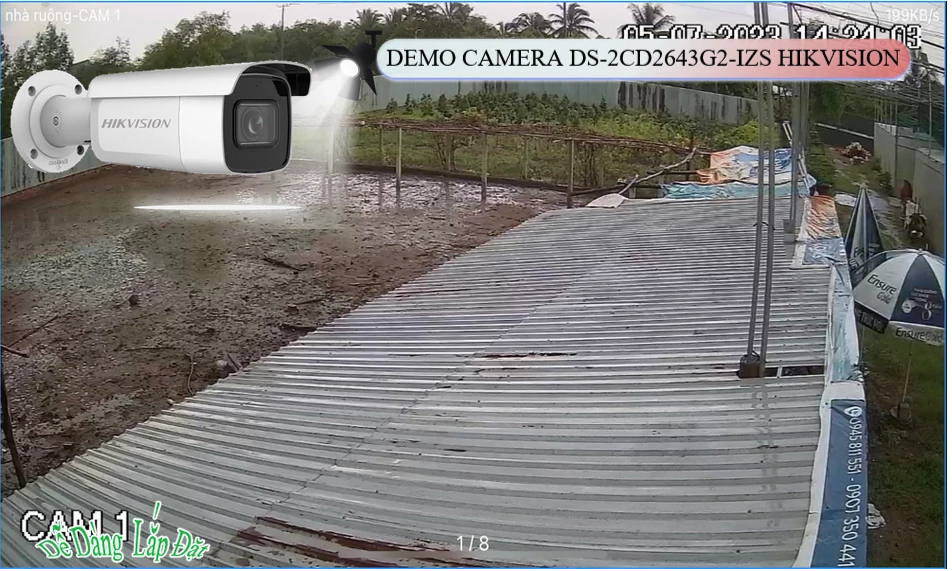 DS-2CD2643G2-IZS sắc nét Hikvision