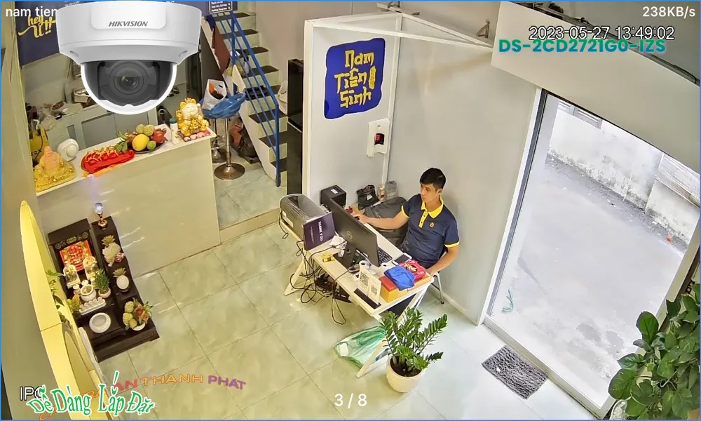 DS-2CD2721G0-IZS sắc nét Hikvision DS-2CD2721G0-IZS sắc nét Hikvision