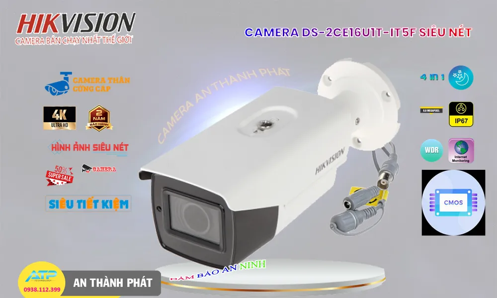 DS-2CE16U1T-IT5F sắc nét Hikvision