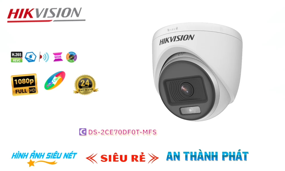 DS-2CE70DF0T-MFS sắc nét Hikvision