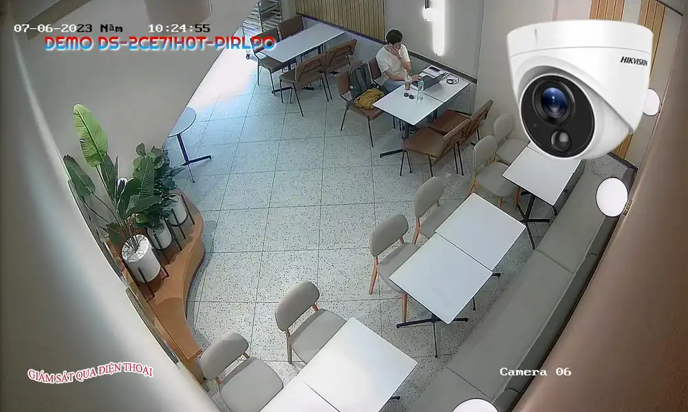➠  DS-2CE71H0T-PIRLPO sắc nét Hikvision