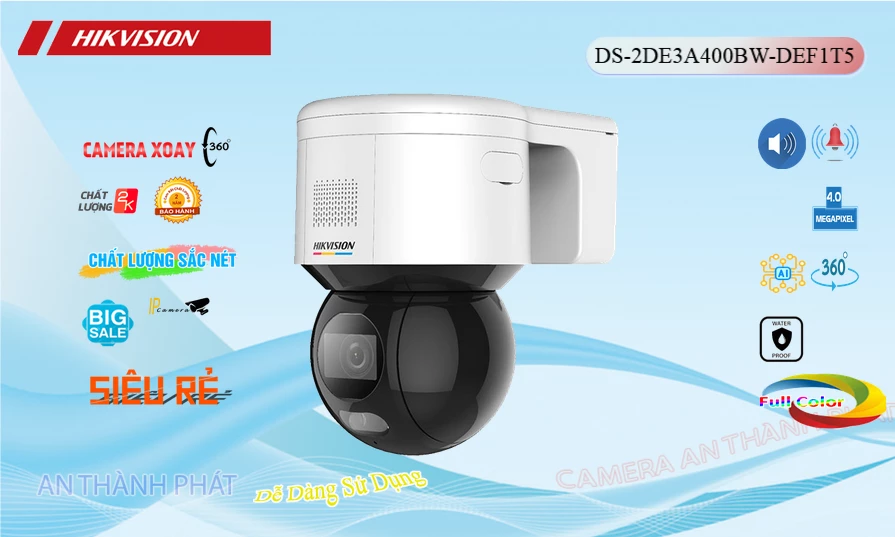 DS-2DE3A400BW-DEF1T5 sắc nét Hikvision DS-2DE3A400BW-DEF1T5 sắc nét Hikvision