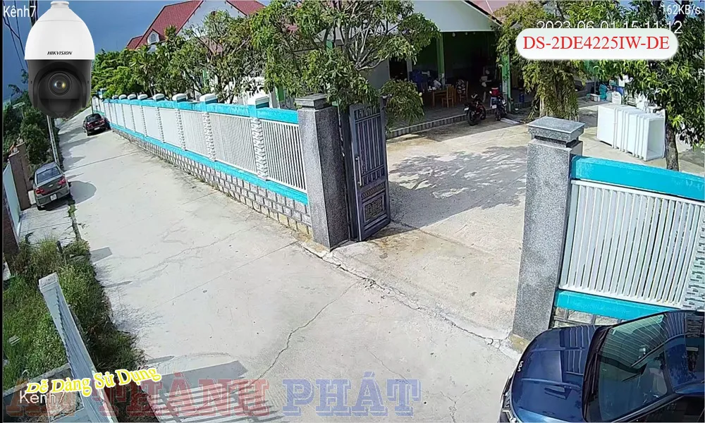 ➠  DS-2DE4225IW-DE sắc nét Hikvision