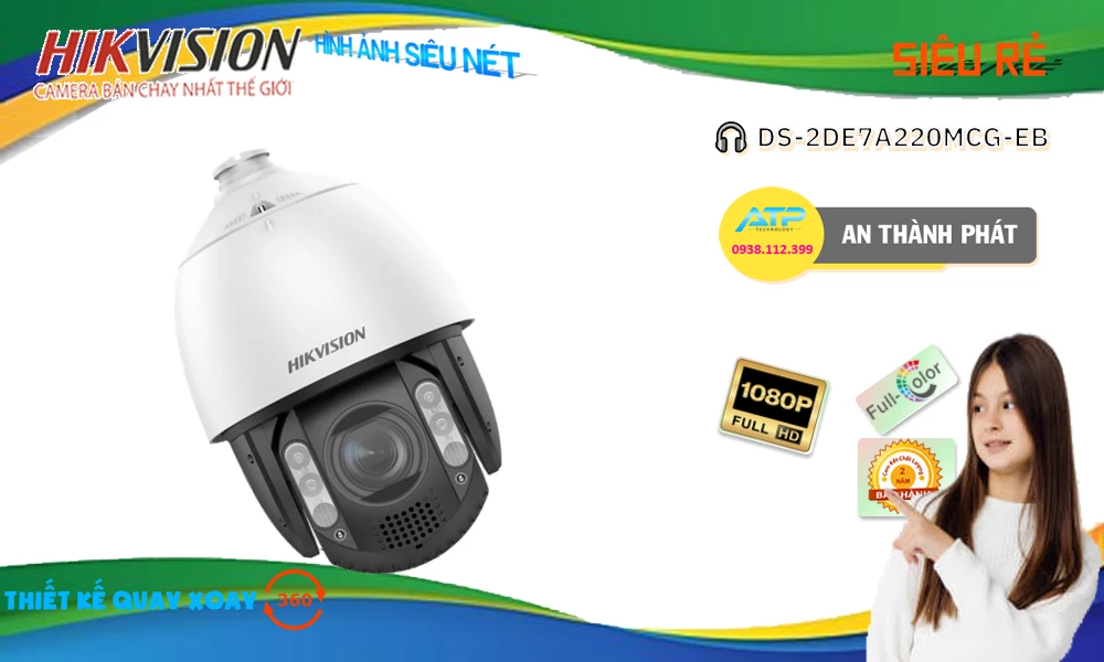 DS-2DE7A220MCG-EB sắc nét Hikvision