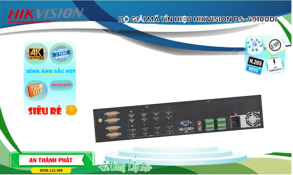 DS-6910UDIThiết Bị Ghi Hình Hình Ảnh Đẹp  Hikvision